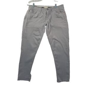 Democracy AB Solution Jeans Chino Womens Size 10 Ankle Gray Tummy Control Skinny